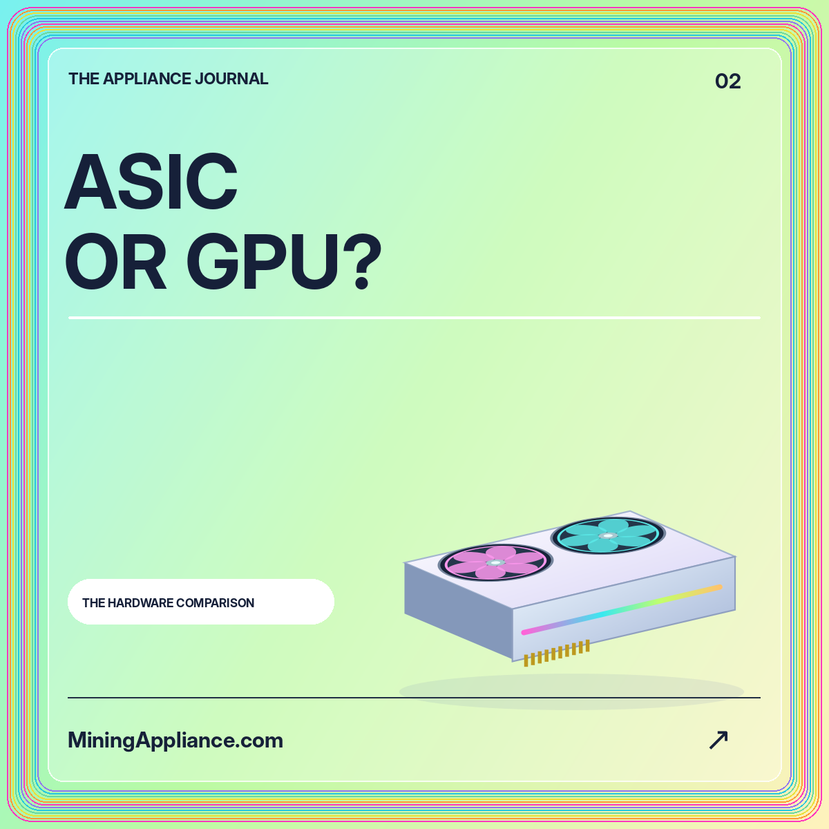 The Hardware Comparison: ASIC OR GPU? — MiningAppliance.com